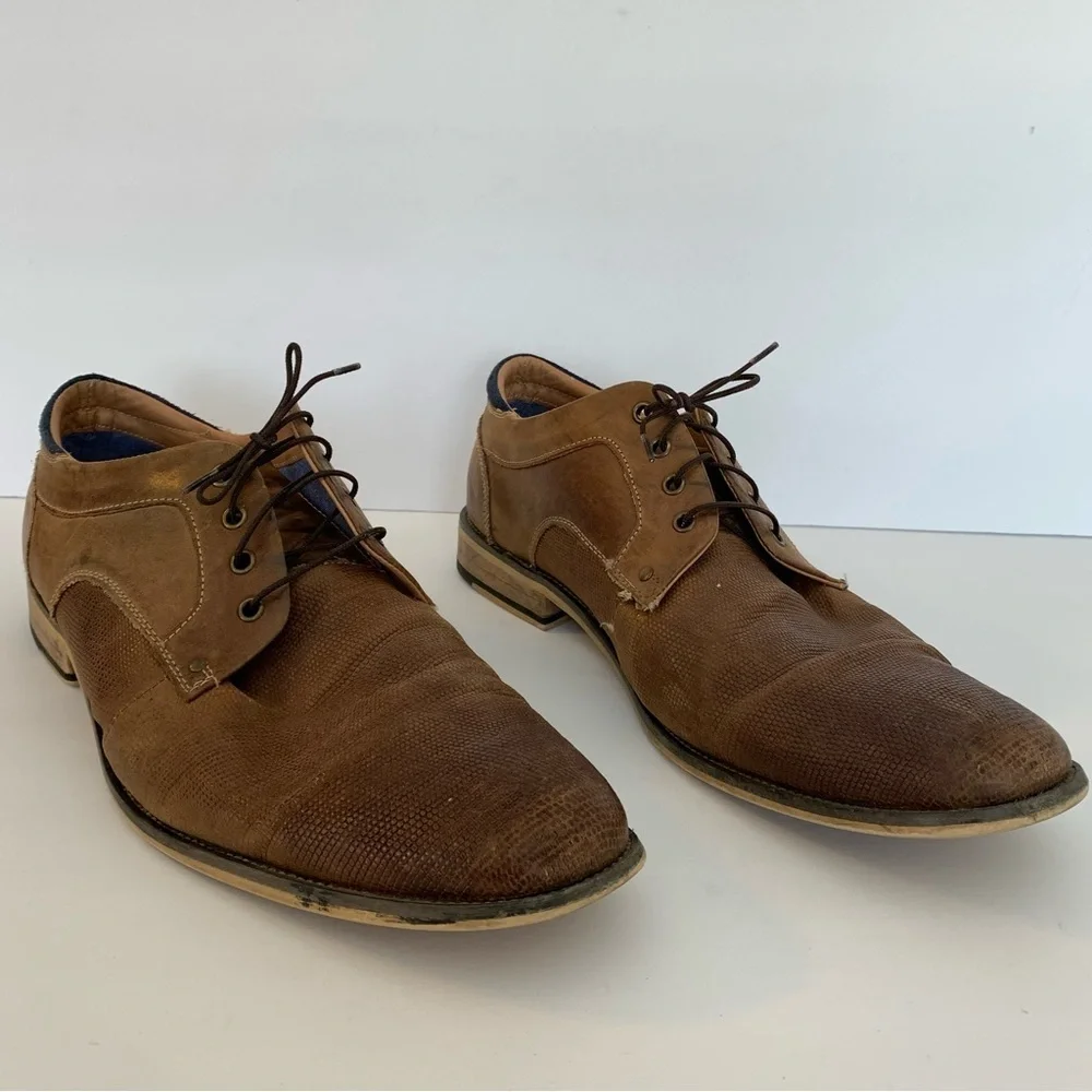 STEVE MADDEN Light Brown P. Merve Oxford Shoes